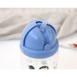 KIOKIDS BOTELLA PAJITA 350ML AZUL. PUERICULTURA Y COMPLEMENTOS PARA BEBES - COMIDA VASOS TAZAS ROPA ,PREMAMA COLEGIAL COLEGIO