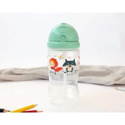 KIOKIDS BOTELLA PAJITA 350ML AZUL. PUERICULTURA Y COMPLEMENTOS PARA BEBES - COMIDA VASOS TAZAS ROPA ,PREMAMA COLEGIAL COLEGIO