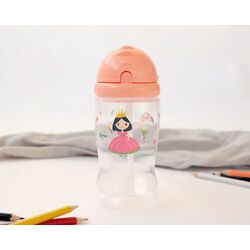 KIOKIDS BOTELLA PAJITA 350ML AZUL. PUERICULTURA Y COMPLEMENTOS PARA BEBES - COMIDA VASOS TAZAS ROPA ,PREMAMA COLEGIAL COLEGIO
