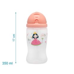 KIOKIDS BOTELLA PAJITA 350ML AZUL. PUERICULTURA Y COMPLEMENTOS PARA BEBES - COMIDA VASOS TAZAS ROPA ,PREMAMA COLEGIAL COLEGIO