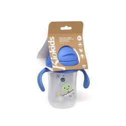 KIOKIDS TAZA APRENDIZAJE STEP 3 300ML CON ASAS VERDE. ROPA PARA BEBES ,PREMAMA Y COLEGIAL - COLEGIO ,MANDILONES, MOCHILAS