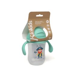 KIOKIDS TAZA APRENDIZAJE STEP 3 300ML CON ASAS VERDE. ROPA PARA BEBES ,PREMAMA Y COLEGIAL - COLEGIO ,MANDILONES, MOCHILAS