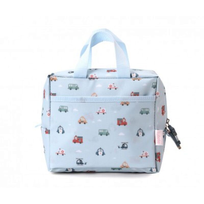 Bolsa Merienda Térmica City Cars  TUTETE. PUERICULTURA Y COMPLEMENTOS PARA BEBES - COMIDA TERMOS RECIPIENTES . Color Azul. 