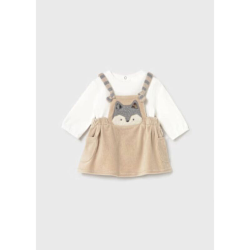 2802 PELELE FALDA PUNTO PANA MAYORAL. ROPA PARA BEBES ,PREMAMA Y COLEGIAL - DE 0 5 AÑOS INVIERNO RECIEN NACIDO 0-1M 50CM . Color