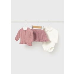 2830 CONJUNTO CHAQUETA FALDA 3 PIEZAS MAYORAL. ROPA PARA BEBES ,PREMAMA Y COLEGIAL - DE 0 5 AÑOS INVIERNO RECIEN NACIDO 0-1M