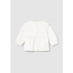 2055 CAMISETA M/L MAYORAL. ROPA PARA BEBES ,PREMAMA Y COLEGIAL - DE 0 5 AÑOS INVIERNO RECIEN NACIDO 0-1M 50CM . Color CRUDO.