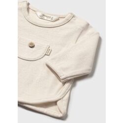 2057 CAMISETA M/L MAYORAL. ROPA PARA BEBES ,PREMAMA Y COLEGIAL - DE 0 5 AÑOS INVIERNO RECIEN NACIDO 0-1M 50CM . Color CERAMICA.