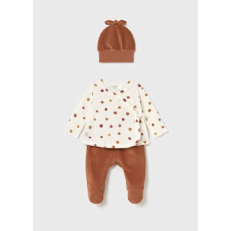 2559 CONJUNTO POLAINA GORRO TUNDOSADO MAYORAL. ROPA PARA BEBES ,PREMAMA Y COLEGIAL - DE 0 5 AÑOS INVIERNO RECIEN NACIDO 0-1M