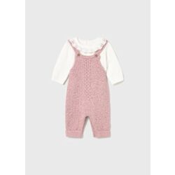2605 Conjunto peto y jersey recién nacida MAYORAL. ROPA PARA BEBES ,PREMAMA Y COLEGIAL - DE 0 5 AÑOS INVIERNO RECIEN NACIDO 0-1M