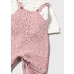 2605 Conjunto peto y jersey recién nacida MAYORAL. ROPA PARA BEBES ,PREMAMA Y COLEGIAL - DE 0 5 AÑOS INVIERNO RECIEN NACIDO 0-1M