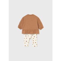 2710 CONJUNTO LEGGINGS 4 PIEZAS MAYORAL. ROPA PARA BEBES ,PREMAMA Y COLEGIAL - DE 0 5 AÑOS INVIERNO RECIEN NACIDO 0-1M 50CM .
