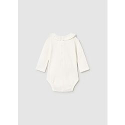 2721 BODY CANALÉ MAYORAL. ROPA PARA BEBES ,PREMAMA Y COLEGIAL - DE 0 5 AÑOS INVIERNO RECIEN NACIDO 0-1M 50CM . Color CRUDO.