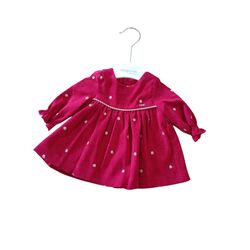 2814 VESTIDO FANTASÍA MAYORAL. ROPA PARA BEBES ,PREMAMA Y COLEGIAL - DE 0 5 AÑOS INVIERNO RECIEN NACIDO 0-1M 50CM . Color Rojo.