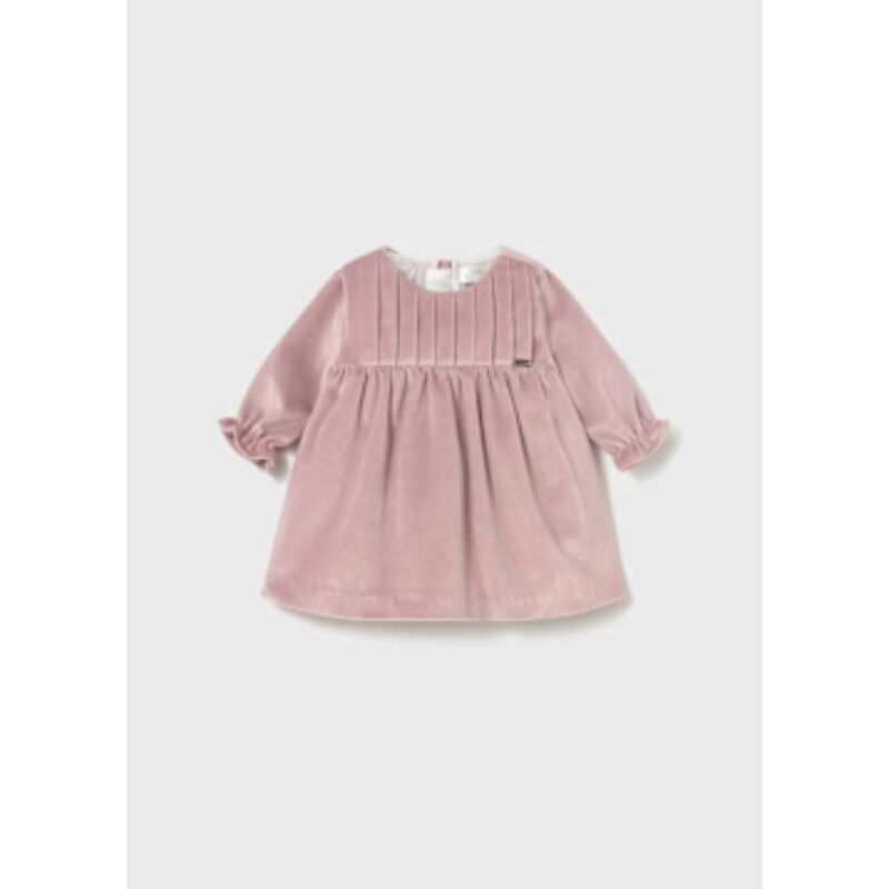 2819 Vestido terciopelo recién nacida MAYORAL. ROPA PARA BEBES ,PREMAMA Y COLEGIAL - DE 0 5 AÑOS INVIERNO RECIEN NACIDO 0-1M