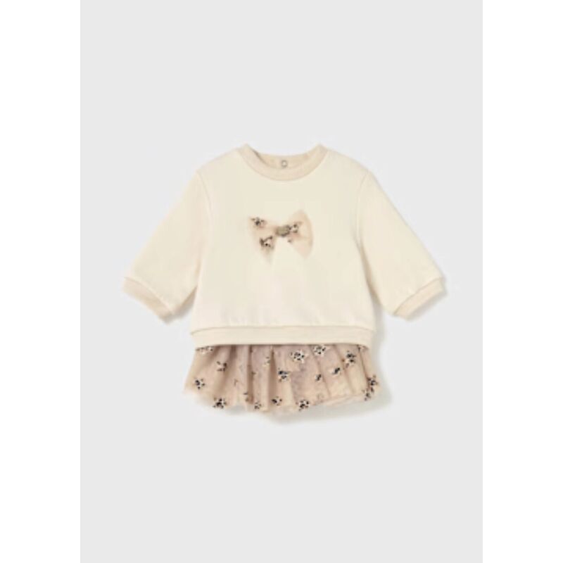 2834 CONJUNTO FALDA Y PULLOVER MAYORAL. ROPA PARA BEBES ,PREMAMA Y COLEGIAL - DE 0 5 AÑOS INVIERNO RECIEN NACIDO 0-1M 50CM .