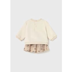 2834 CONJUNTO FALDA Y PULLOVER MAYORAL. ROPA PARA BEBES ,PREMAMA Y COLEGIAL - DE 0 5 AÑOS INVIERNO RECIEN NACIDO 0-1M 50CM .