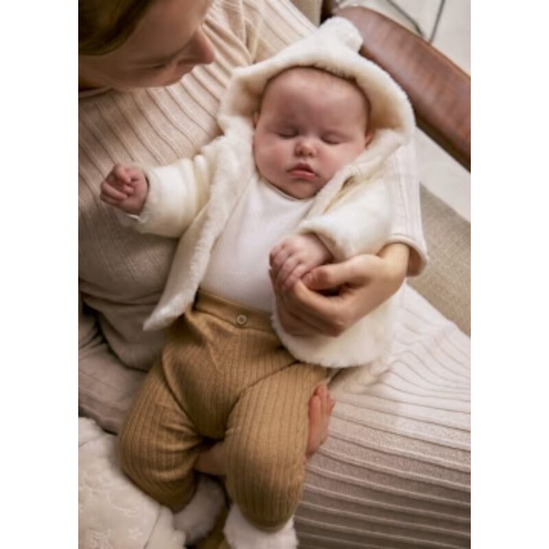9926 LEGGINGS TRICOT MAYORAL. ROPA PARA BEBES ,PREMAMA Y COLEGIAL - DE 0 5 AÑOS INVIERNO RECIEN NACIDO 0-1M 50CM . Color MARRON.