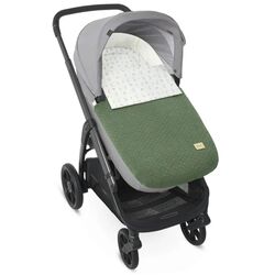 142 182766 Saco  colcha + base vereda PAZ RODRÍGUEZ. COCHECITOS-CARRICOCHES PARA BEBE SACOS Y TEXTILES DE CAPAZO . Color Verde. 