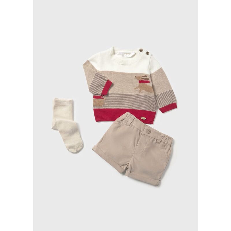 2259 CONJUNTO PANTALÓN CORTO MAYORAL. ROPA PARA BEBES ,PREMAMA Y COLEGIAL - DE 0 5 AÑOS INVIERNO RECIEN NACIDO 0-1M 50CM .