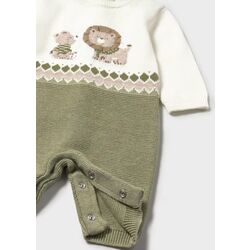 2611 PELELE TRICOT MAYORAL. ROPA PARA BEBES ,PREMAMA Y COLEGIAL - DE 0 5 AÑOS INVIERNO RECIEN NACIDO 0-1M 50CM . Color Verde.