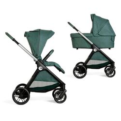 COCHE DUO BELLAGIO FIR TREE CHICCO. COCHECITOS-CARRICOCHES PARA BEBE DE DOS PIEZAS . Color Verde. 
