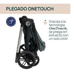 COCHE DUO BELLAGIO FIR TREE CHICCO. COCHECITOS-CARRICOCHES PARA BEBE DE DOS PIEZAS . Color Verde. 