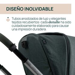 COCHE DUO BELLAGIO FIR TREE CHICCO. COCHECITOS-CARRICOCHES PARA BEBE DE DOS PIEZAS . Color Verde. 
