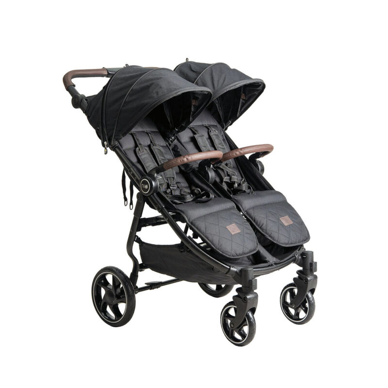 N9411  Silla gemelar VentTwin + Niu olmitos. COCHECITOS-CARRICOCHES PARA BEBE DE GEMELARES . Color GRIS OSCURO . 
