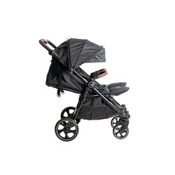 N9411  Silla gemelar VentTwin + Niu olmitos. COCHECITOS-CARRICOCHES PARA BEBE DE GEMELARES . Color GRIS OSCURO . 
