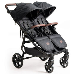 N9411  Silla gemelar VentTwin + Niu olmitos. COCHECITOS-CARRICOCHES PARA BEBE DE GEMELARES . Color GRIS OSCURO . 