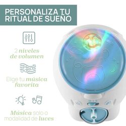 Proyector Osito Polar CHICCO. JUGUETES PARA BEBE - MOVILES, PROYECTORES CARRILLONES . Color Azul. 