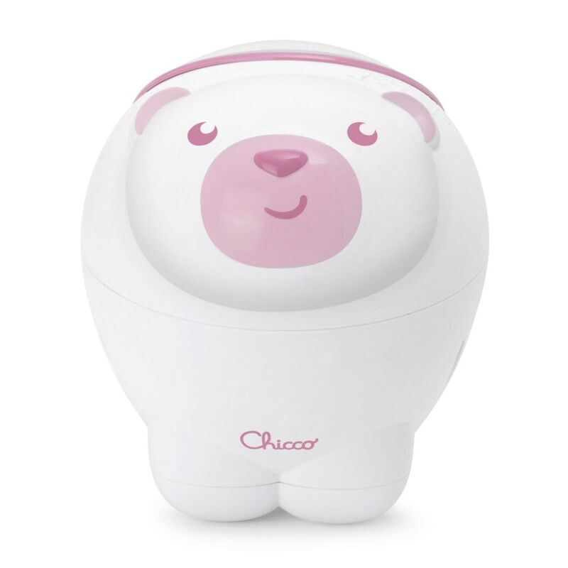 Proyector Osito Polar CHICCO. JUGUETES PARA BEBE - MOVILES, PROYECTORES CARRILLONES . Color Rosa. 