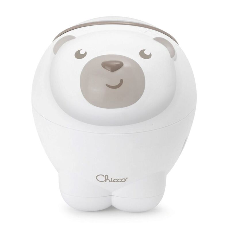 Proyector Osito Polar CHICCO. JUGUETES PARA BEBE - MOVILES, PROYECTORES CARRILLONES . Color ARENA. 