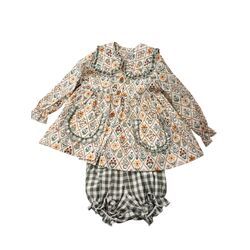 121501 JESUSITO COLECCION SEVILLA BLANCA VALIENTE. ROPA PARA BEBES ,PREMAMA Y COLEGIAL - DE 0 5 AÑOS INVIERNO NIÑA Vestidos .