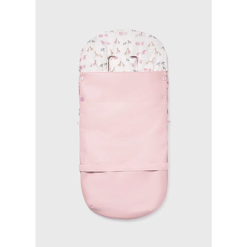 19998 Saco silla bebé MAYORAL. COCHECITOS-CARRICOCHES PARA BEBE SACOS Y TEXTILES SILLA PASEO INVIERNO . Color Rosa. 