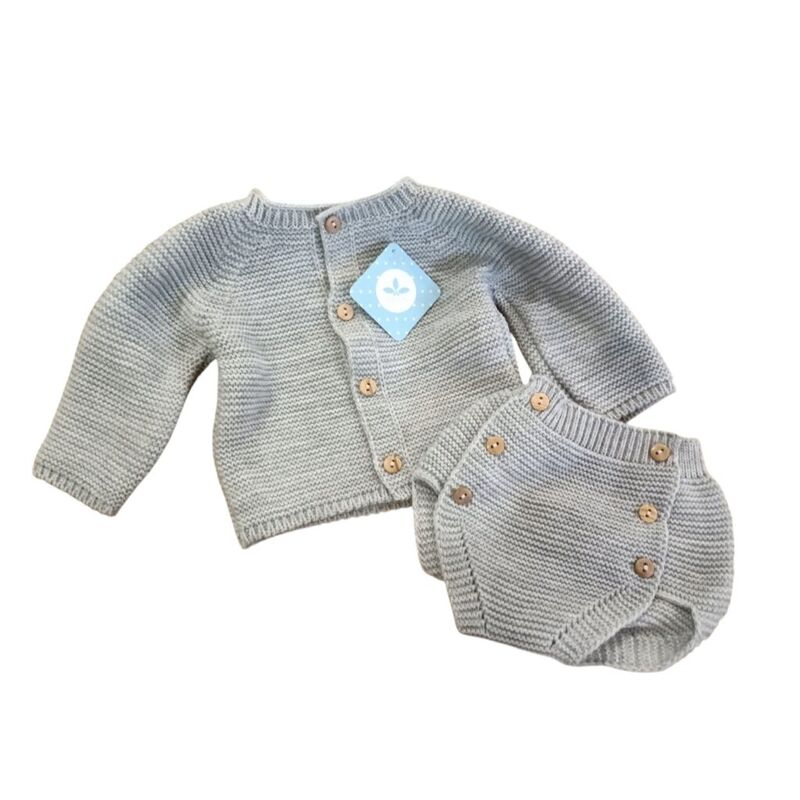 AM 870 CONJUNTO 2 PIEZAS BÁSICO 1º PUESTA GRID SARDON. ROPA PARA BEBES ,PREMAMA Y COLEGIAL - DE 0 5 AÑOS INVIERNO . TALLAS 3
