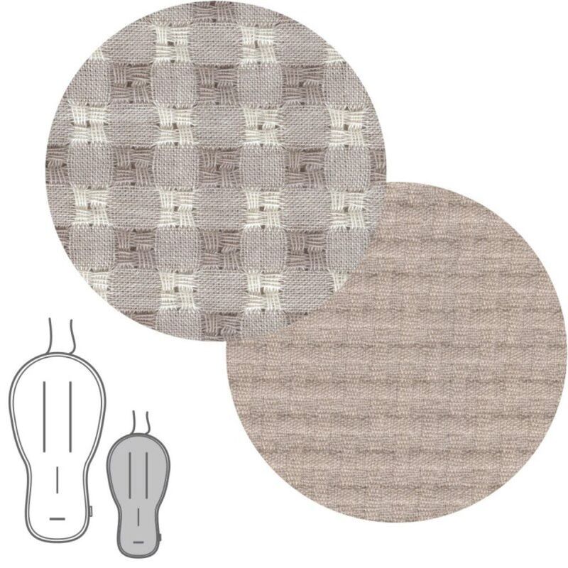 55206 COLCHONETA SILLA BUGA REVERS. VICKY BEIGE 43x88x1 CM CAMBRASS. COCHECITOS-CARRICOCHES PARA BEBE SACOS Y TEXTILES