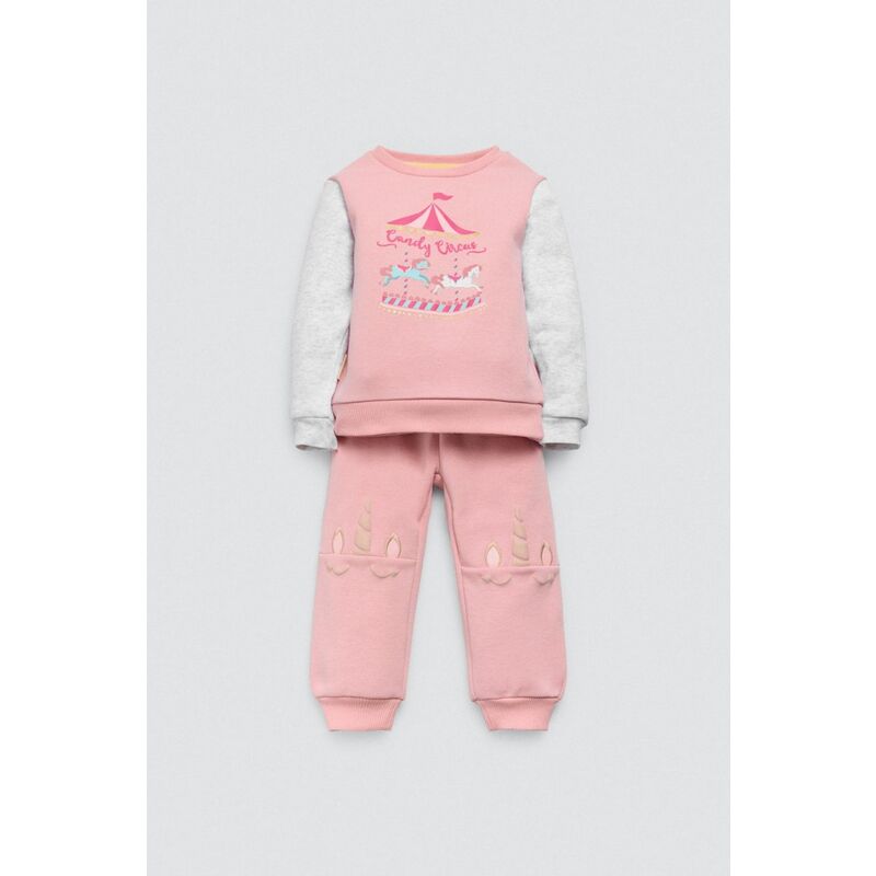 25432 Conjunto de manga larga Isabel Mora. ROPA PARA BEBES ,PREMAMA Y COLEGIAL - DE 0 5 AÑOS INFANTIL VERANO NIÑA Conjuntos