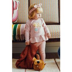 25434 Conjunto bebé tres piezas Isabel Mora. ROPA PARA BEBES ,PREMAMA Y COLEGIAL - DE 0 5 AÑOS INVIERNO Chandal NIÑA deportiva .