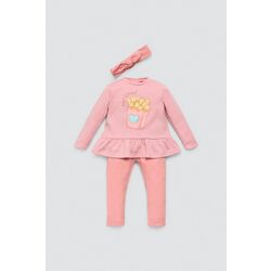 25434 Conjunto bebé tres piezas Isabel Mora. ROPA PARA BEBES ,PREMAMA Y COLEGIAL - DE 0 5 AÑOS INVIERNO Chandal NIÑA deportiva .