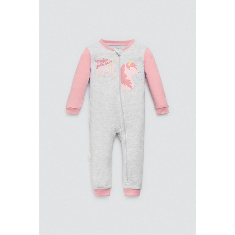 25435 Pelele bebé manga larga Isabel Mora. ROPA PARA BEBES ,PREMAMA Y COLEGIAL - DE 0 5 AÑOS INTERIOR Pijamas Niña . TALLAS 9