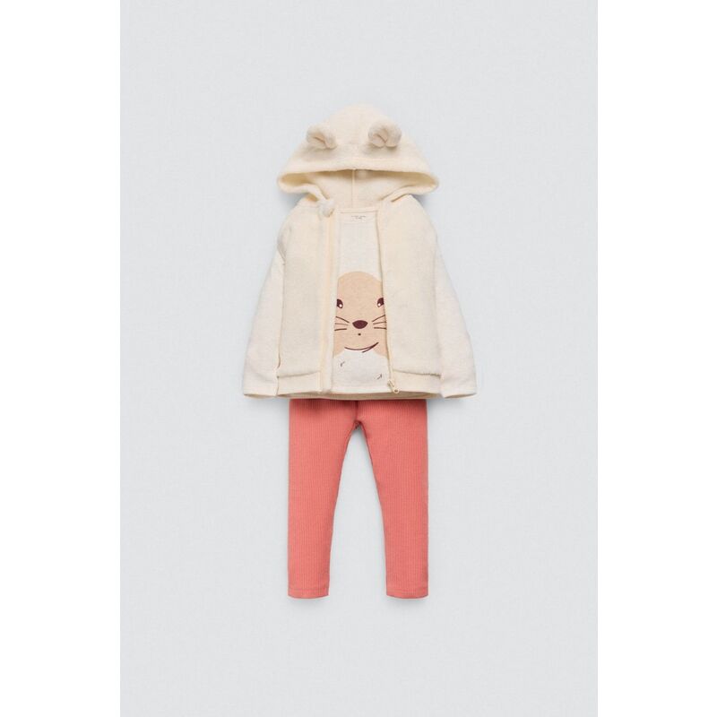 25440 Conjunto bebé tres piezas ysabel  Mora. ROPA PARA BEBES ,PREMAMA Y COLEGIAL - DE 0 5 AÑOS INVIERNO NIÑA deportiva