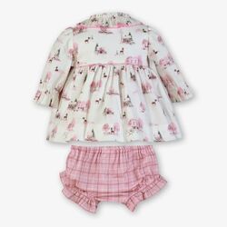 380024VB VESTIDO BRAGUITA BEBE MIRANDA. ROPA PARA BEBES ,PREMAMA Y COLEGIAL - DE 0 5 AÑOS INVIERNO NIÑA Vestidos . TALLAS 1M. 