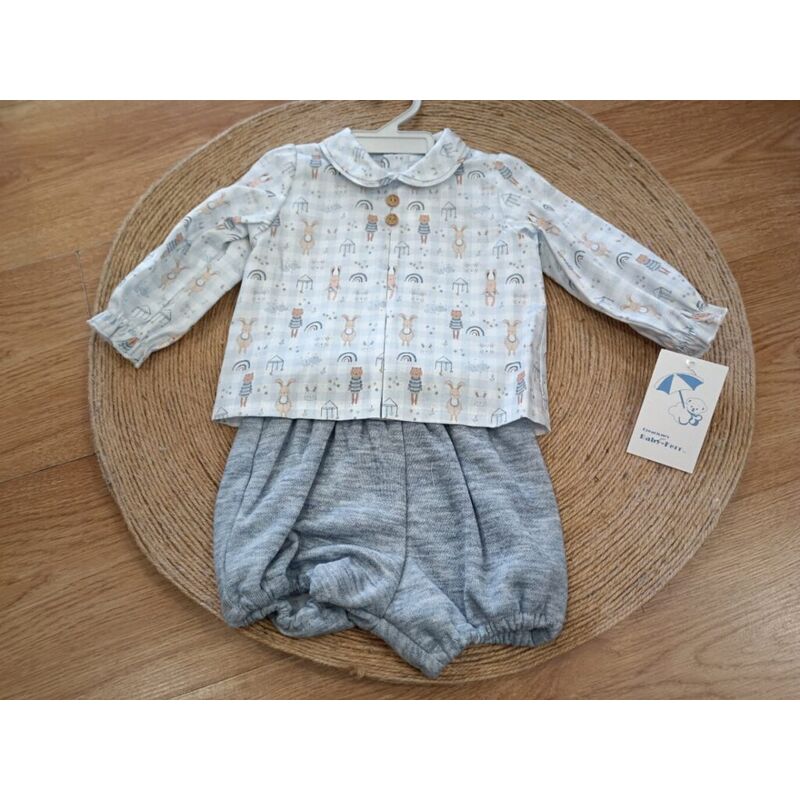 25390 CONJUNTO DE NIÑO BABYFERR. ROPA PARA BEBES ,PREMAMA Y COLEGIAL - DE 0 5 AÑOS . TALLAS 3 meses. 