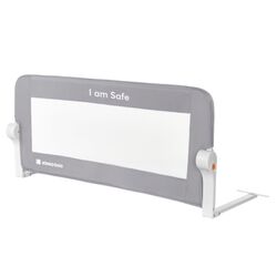 Barrera de cama I am safe 102cm Gris KIKKABOO. PUERICULTURA Y COMPLEMENTOS PARA BEBES - SEGURIDAD CASA BARRERAS DE CAMA . Color