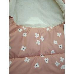 B042H25P06 SACO CAPAZO OSLO PUNTO   FLOWER TEJA PRAIA. COCHECITOS-CARRICOCHES PARA BEBE SACOS Y TEXTILES DE CAPAZO SOBRE PUNTO .