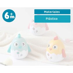 6088 TENTETIESO KIOKIDS. JUGUETES PARA BEBE - PRIMEROS SONAJEROS . Color Rosa. 