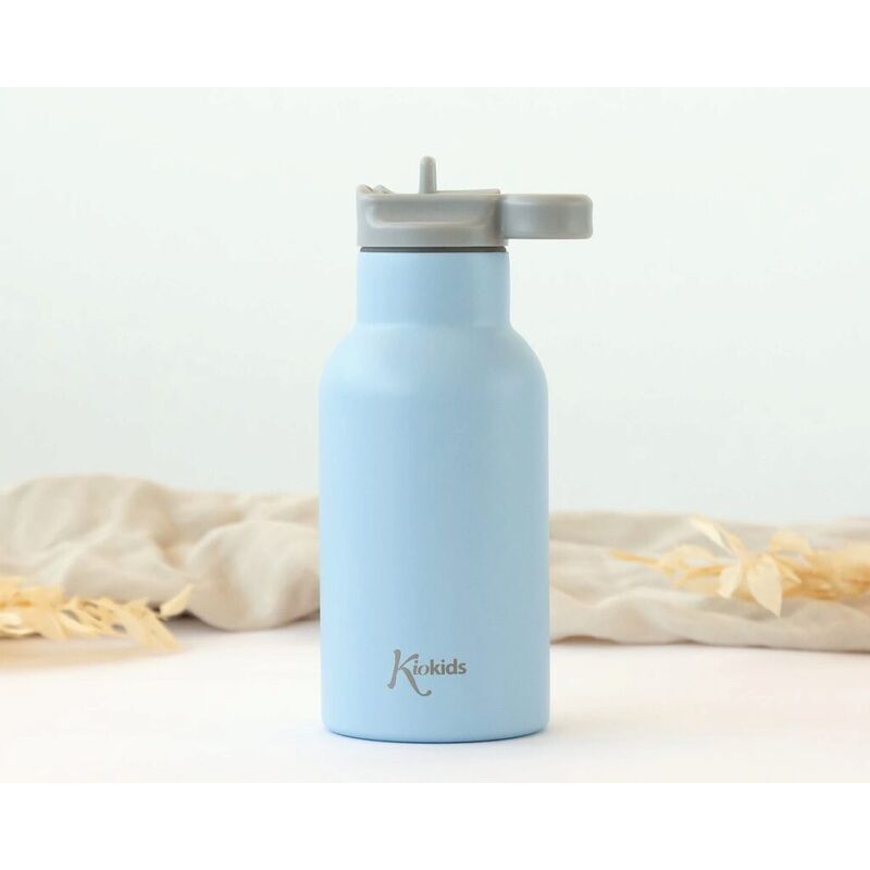 KIOKIDS BOTELLA ROSA DE ACERO INOXIDABLE 350ML KIOKIDS. PUERICULTURA Y COMPLEMENTOS PARA BEBES - COMIDA VASOS TAZAS . Color