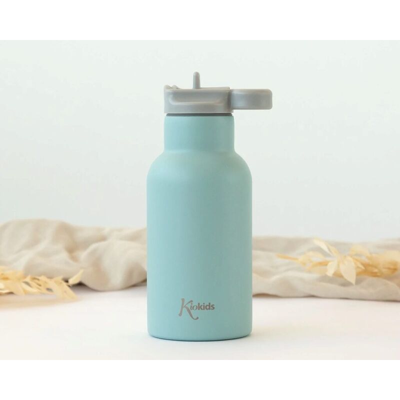 KIOKIDS BOTELLA ROSA DE ACERO INOXIDABLE 350ML KIOKIDS. PUERICULTURA Y COMPLEMENTOS PARA BEBES - COMIDA VASOS TAZAS . Color