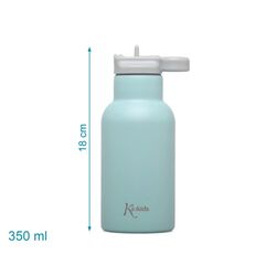 KIOKIDS BOTELLA ROSA DE ACERO INOXIDABLE 350ML KIOKIDS. PUERICULTURA Y COMPLEMENTOS PARA BEBES - COMIDA VASOS TAZAS . Color